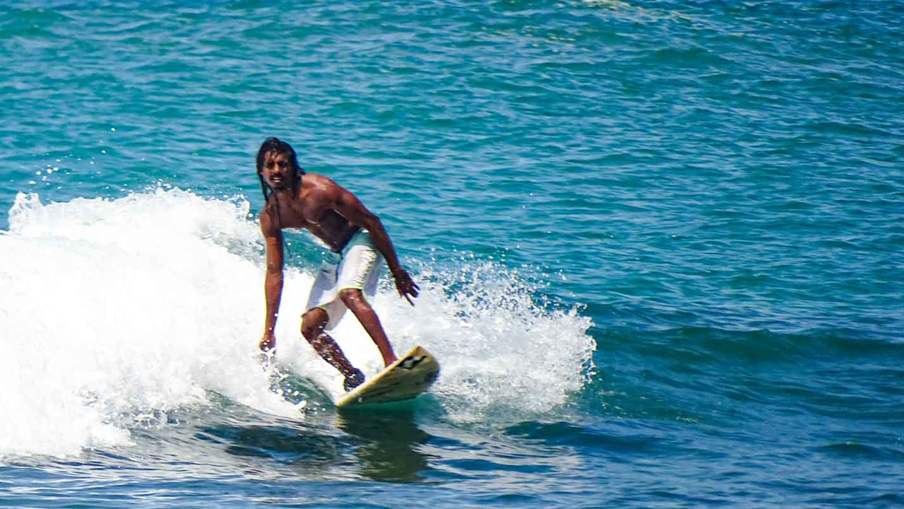 Surfing from Hikkaduwa