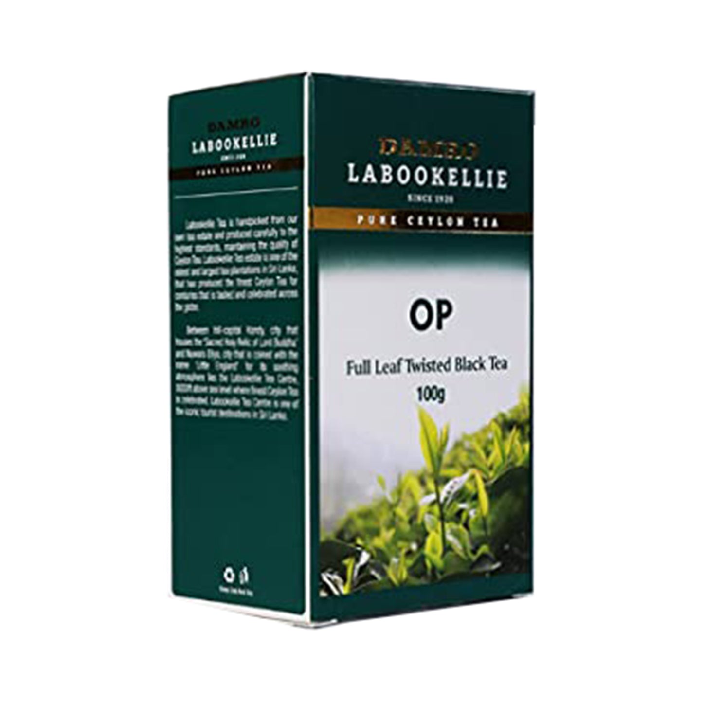 DG Labokellie OP Täisleht Keerutatud Must Tee (100g)