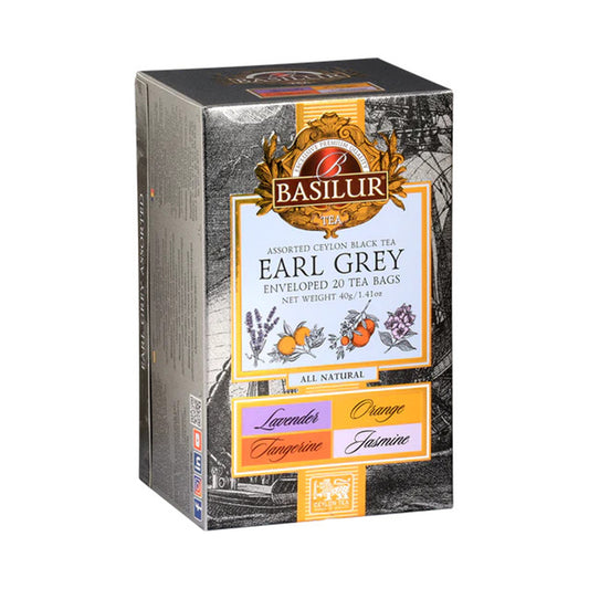 Basilur Earl Grey kollektsioon (40g) 20 Teekotti