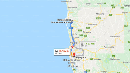 Nugegoda City  to Colombo Airport (CMB)Private Transfer