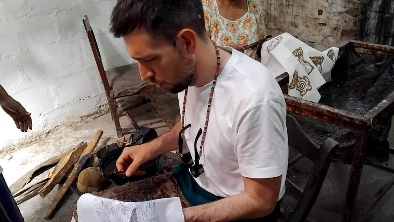 Batika valmistamise kogemus Kandyst