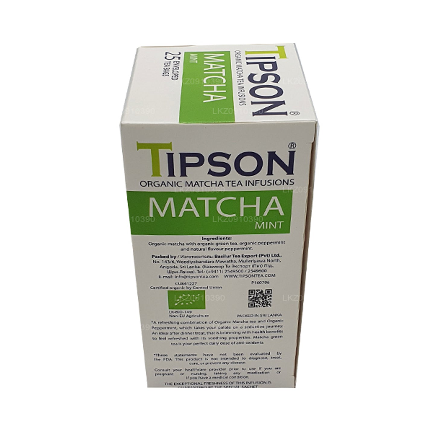 Tipson Tee Orgaaniline Matcha ja Mint (37.5g)