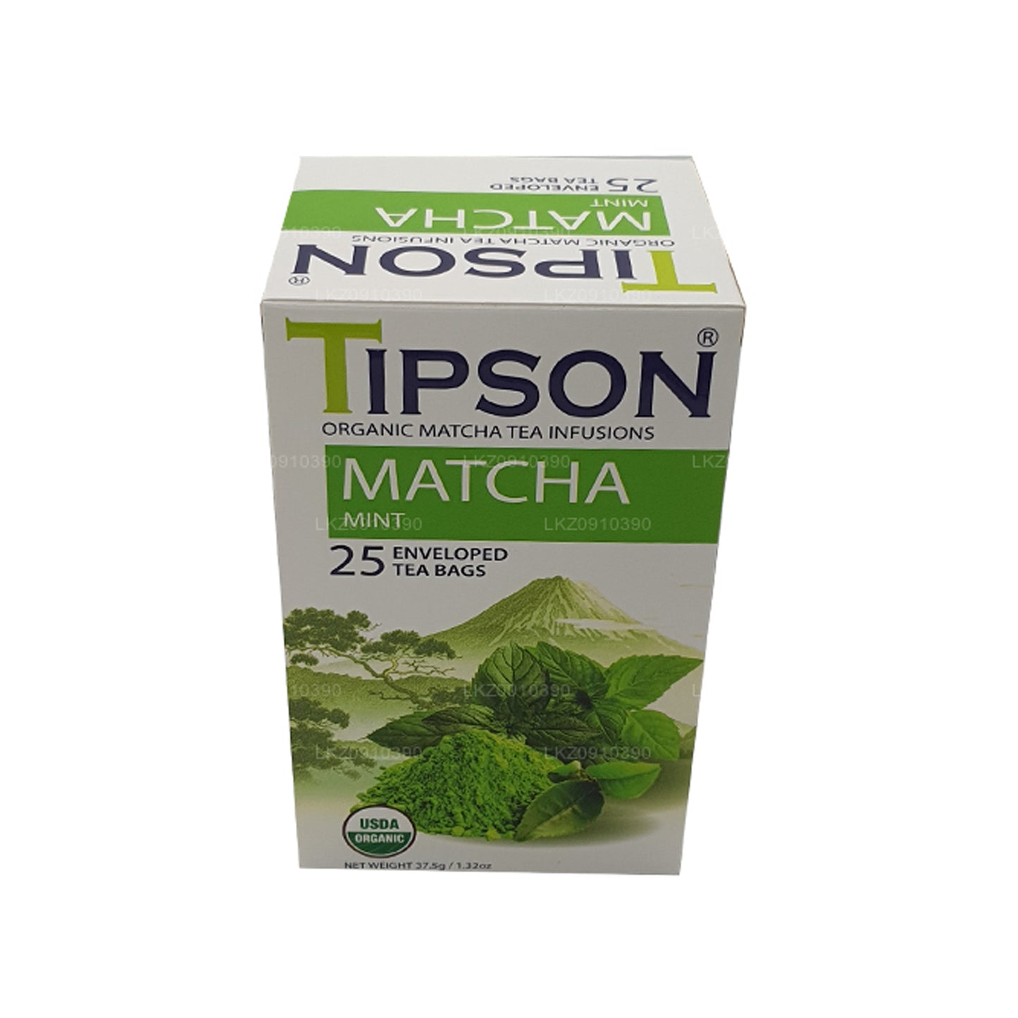 Tipson Tee Orgaaniline Matcha ja Mint (37.5g)