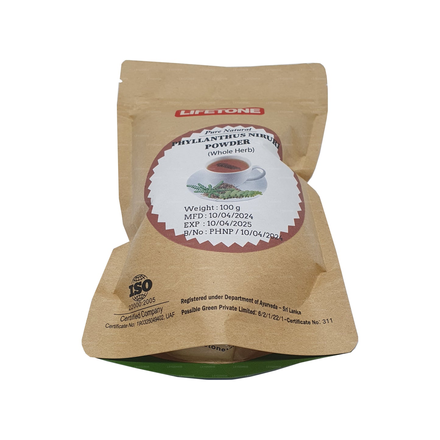 Lifetone Phylanthus Niruri pulber (100g)