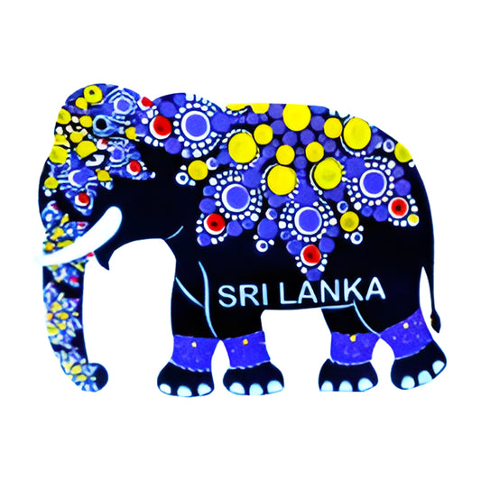 Sri Lanka Traditional Kandy Elephant külmkapi magnet