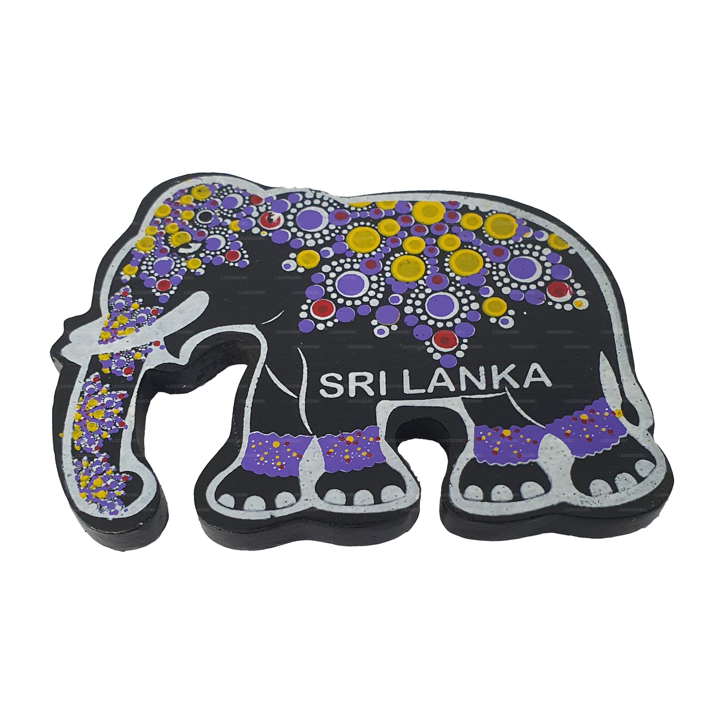 Sri Lanka Traditional Kandy Elephant külmkapi magnet