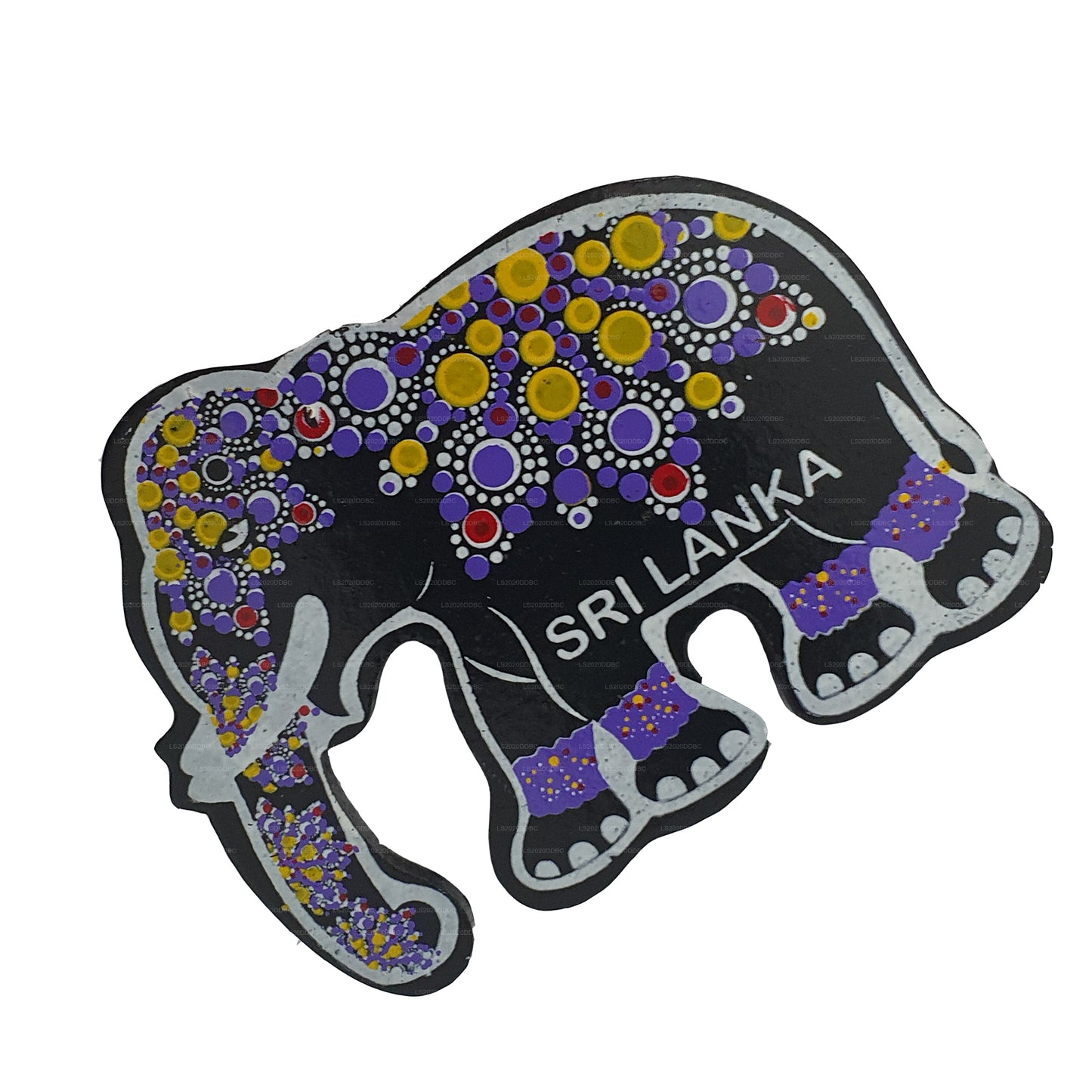 Sri Lanka Traditional Kandy Elephant külmkapi magnet