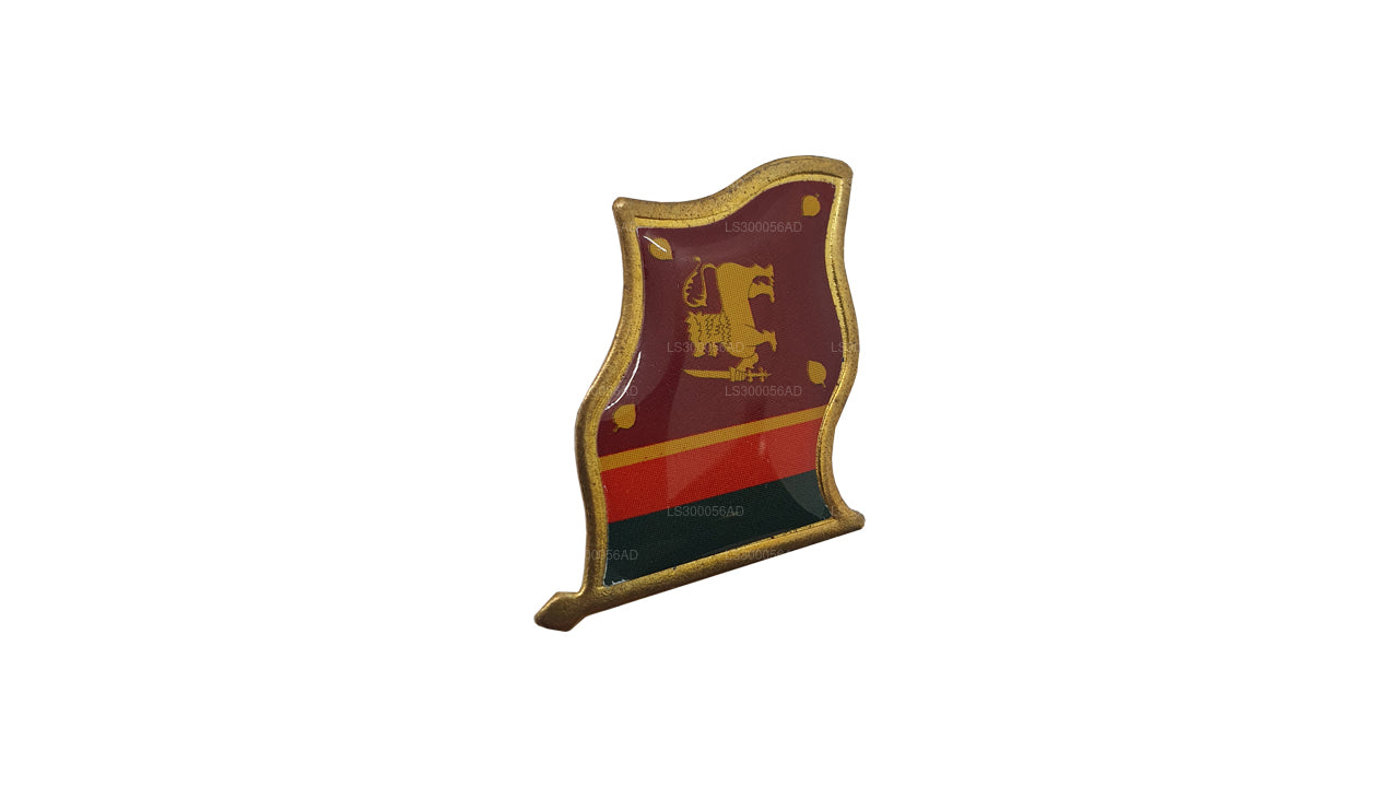 Sri Lankan National Flag Lapel Pin (Design C)