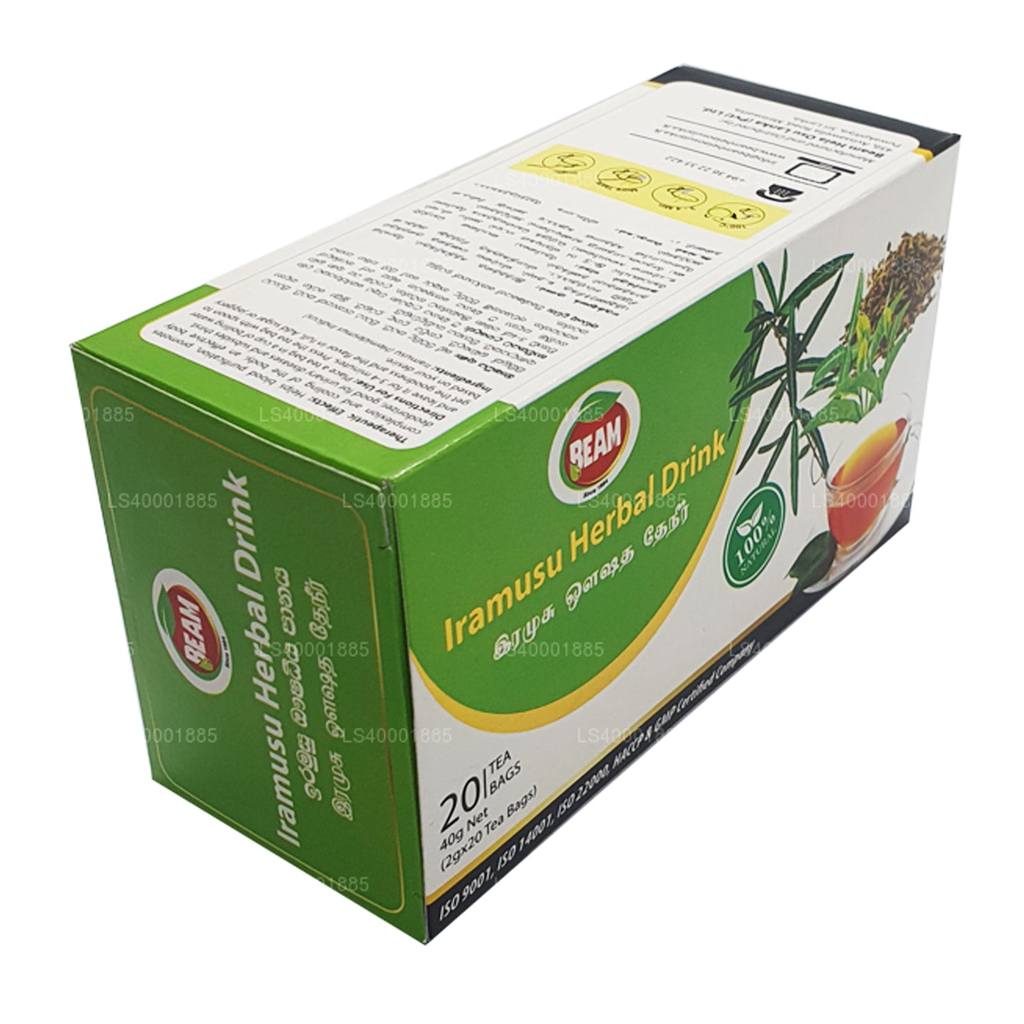 Beam Iramusu Tea (40g) 20 teekotid