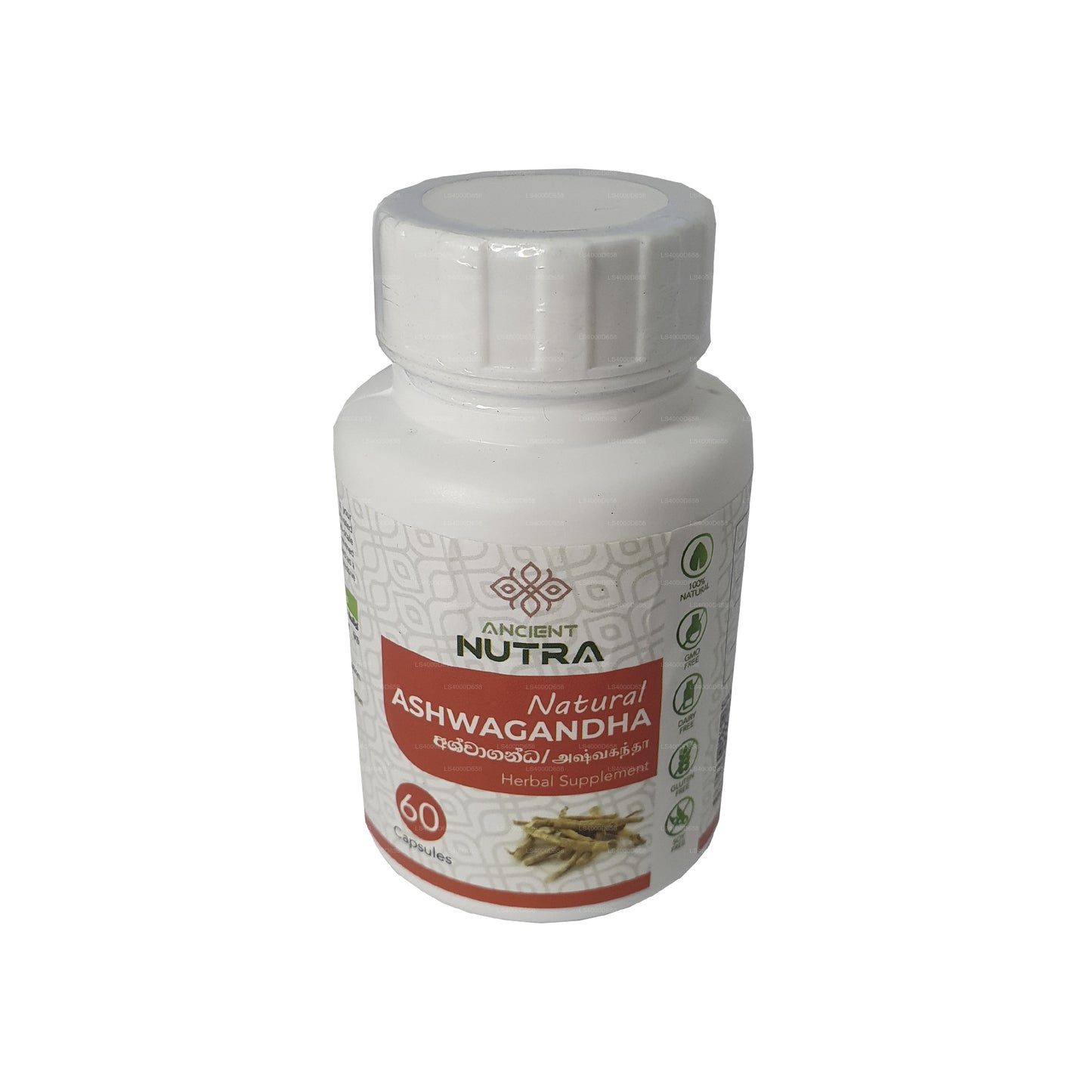 Vana Nutraceuticals Natural Ashwagandha (60 Caps)