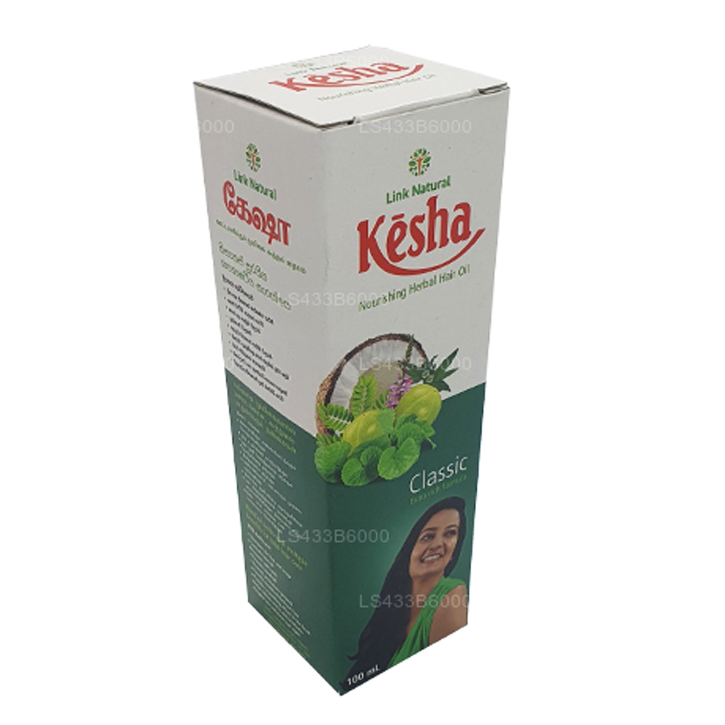 Link Natural Kesha toitev taimne juukseõli (100ml)