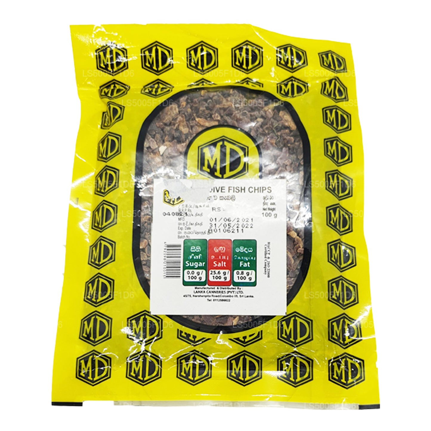 MD Maldiivi Kala Chips (100g)