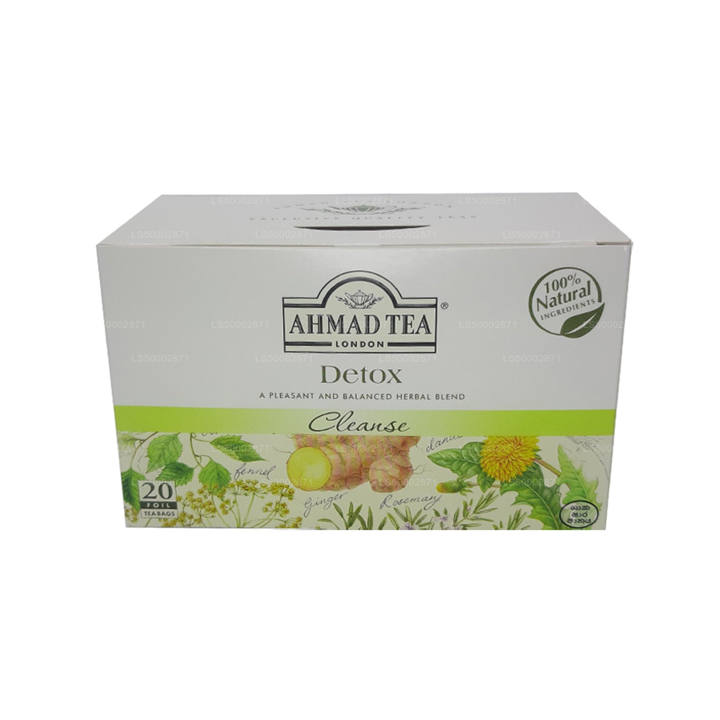Ahmad Tea Detox puhastatav (20 teekott)