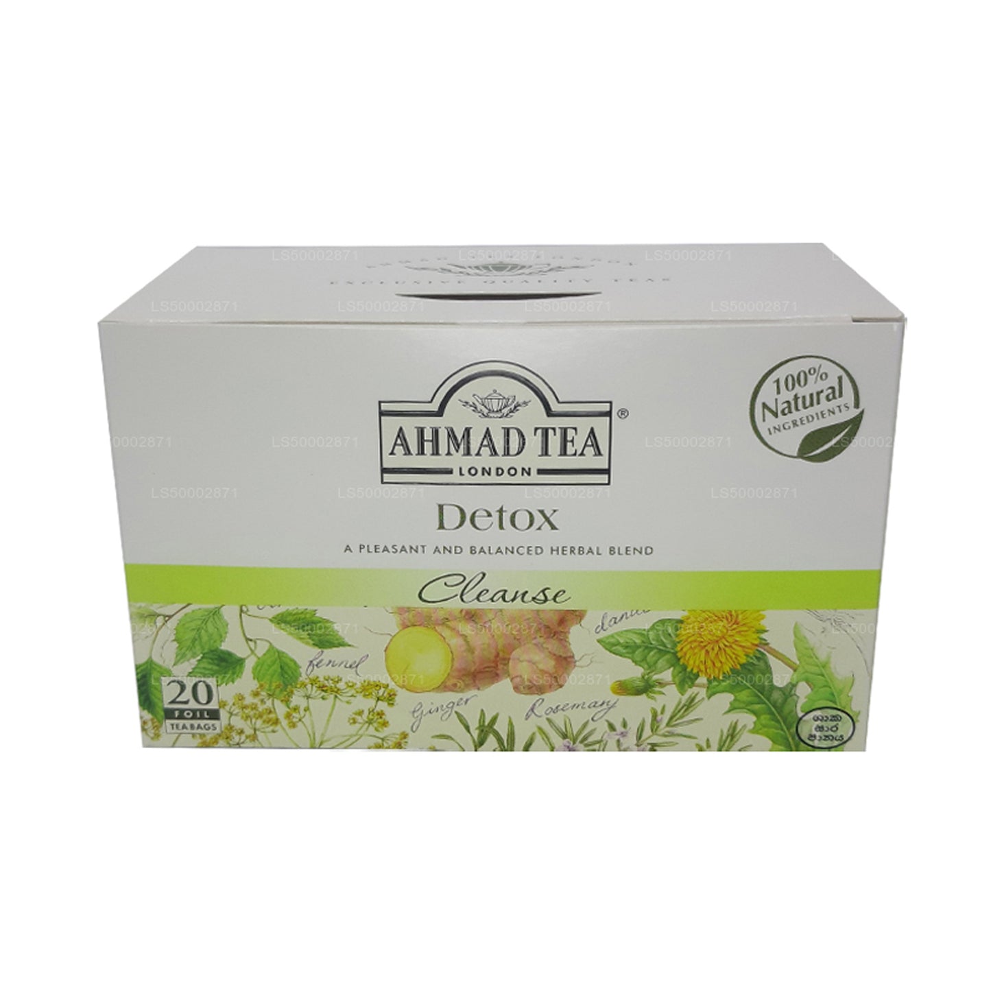 Ahmad Tea Detox puhastatav (20 teekott)