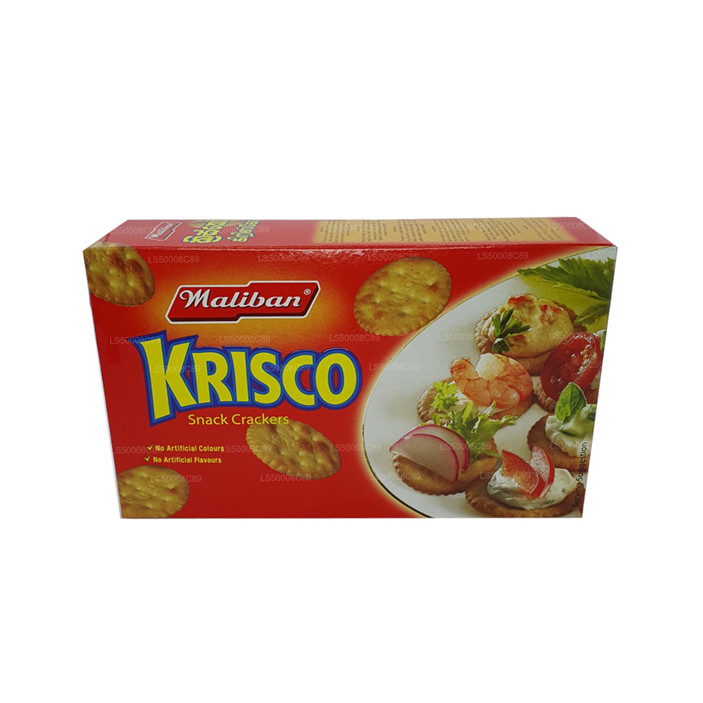 Maliban Krisco suupiste kreekerid Küpsised (170g)