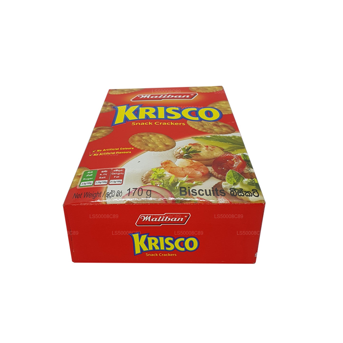 Maliban Krisco suupiste kreekerid Küpsised (170g)