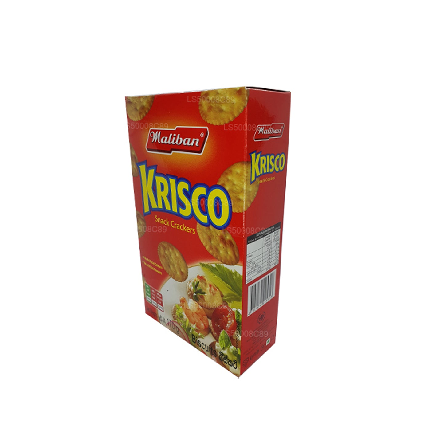 Maliban Krisco suupiste kreekerid Küpsised (170g)