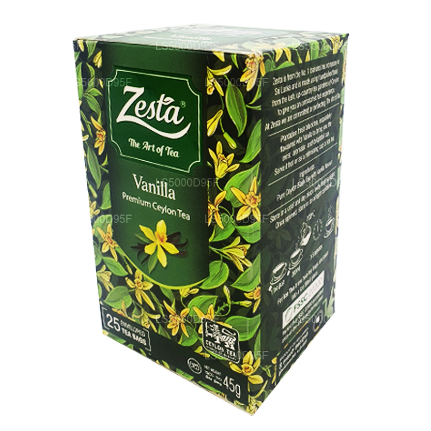 Zesta Vanilla Must Tee (45g) 25 teekotti