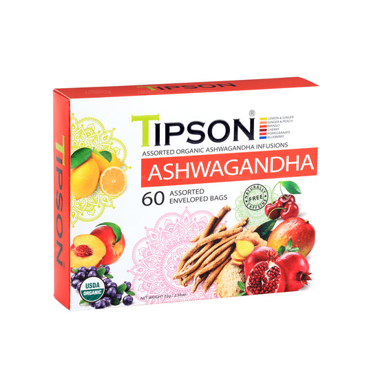 Tipson Tea Orgaaniline Ashwagandha sortid (72g)