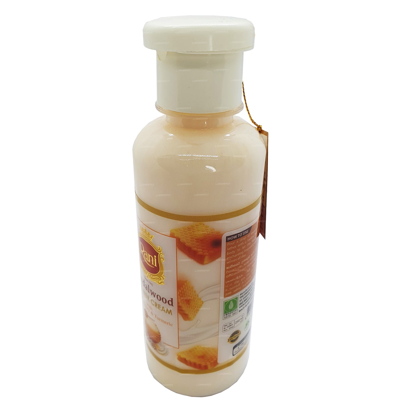 Swadeshi Rani Sandalwood Dušikreem piima, mesi ja kurkumiga (250ml)