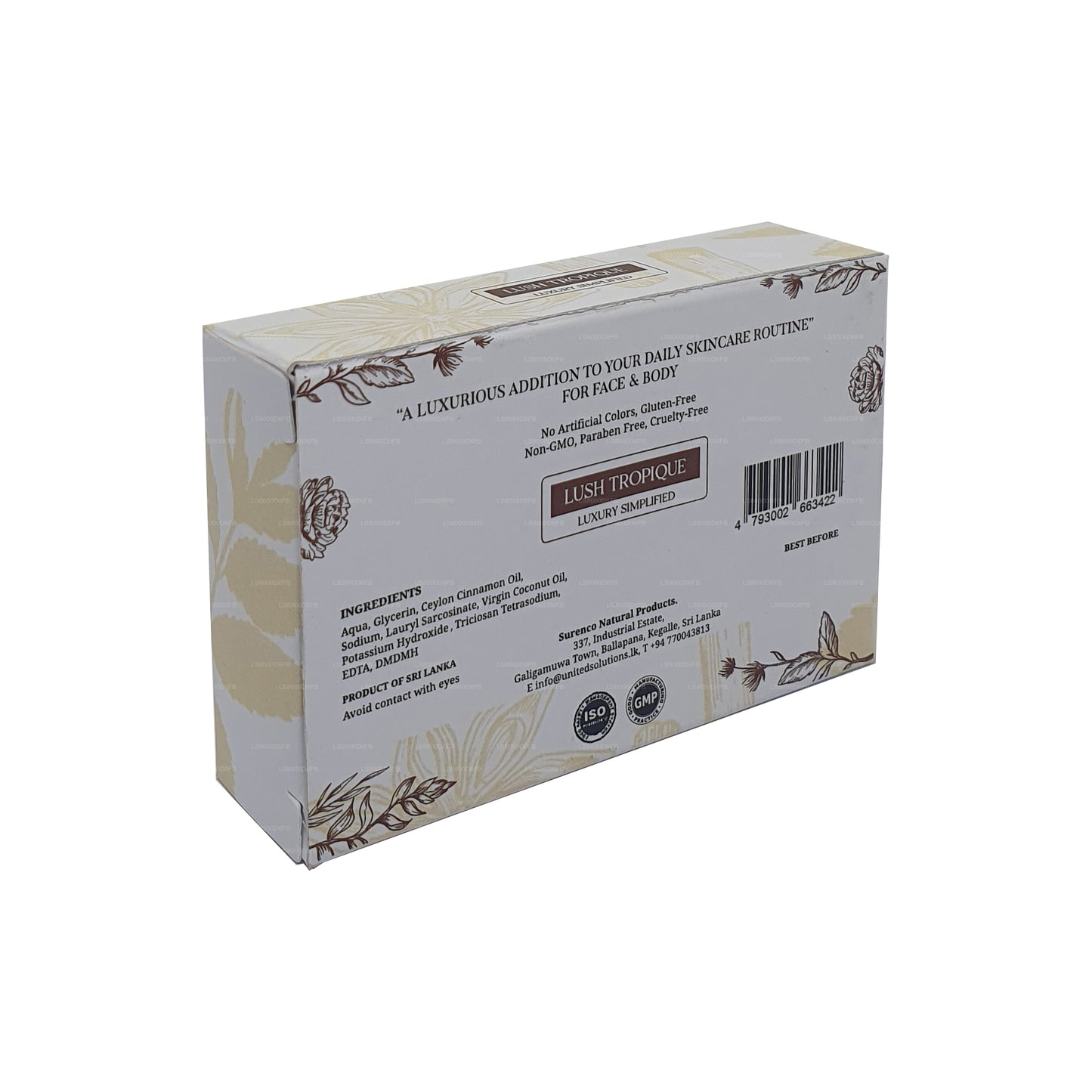 Surenco Natural Cinnamon Glycerin Soap