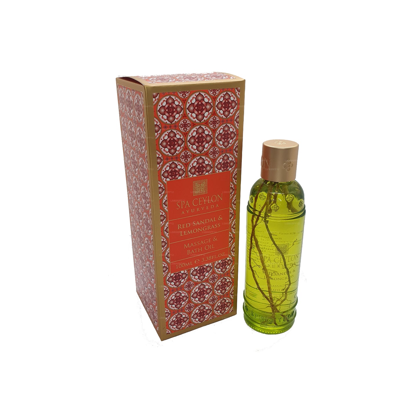 Spa Ceylon punane sandaal, sidrunheina ja vanniõli (150ml)