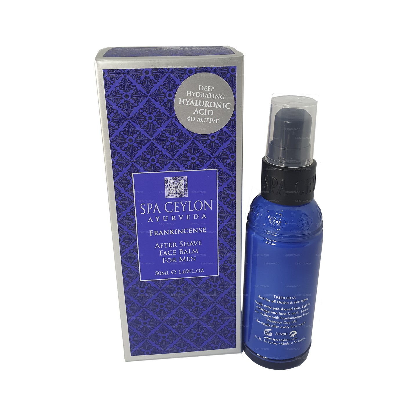 Spa Ceylon viirukite rituaalid meestele pärast raseerimist näopalsam (60ml)