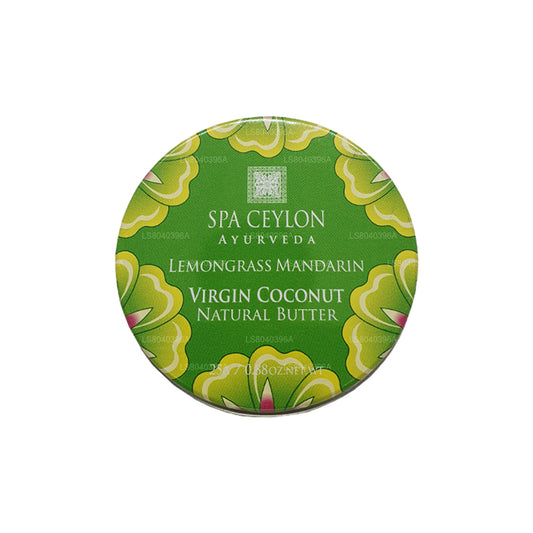 Spa Tseiloni Lemongrass Mandarin Virgin Kookospähkli looduslik Või (25g)