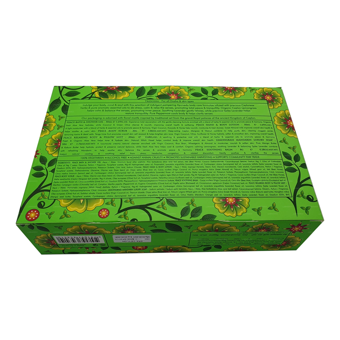 Spa Ceylon Peace Lemongrass kodune spaakomplekt