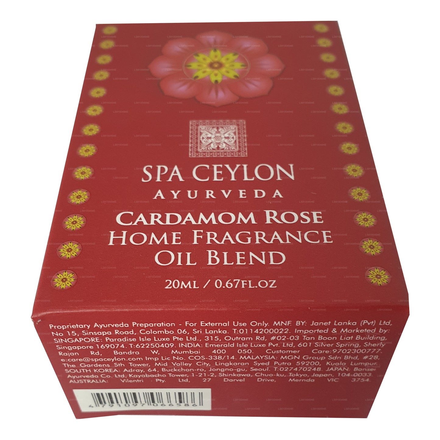 Spa Ceylon Cardemon Rose - Kodu aroomide segu (20ml)