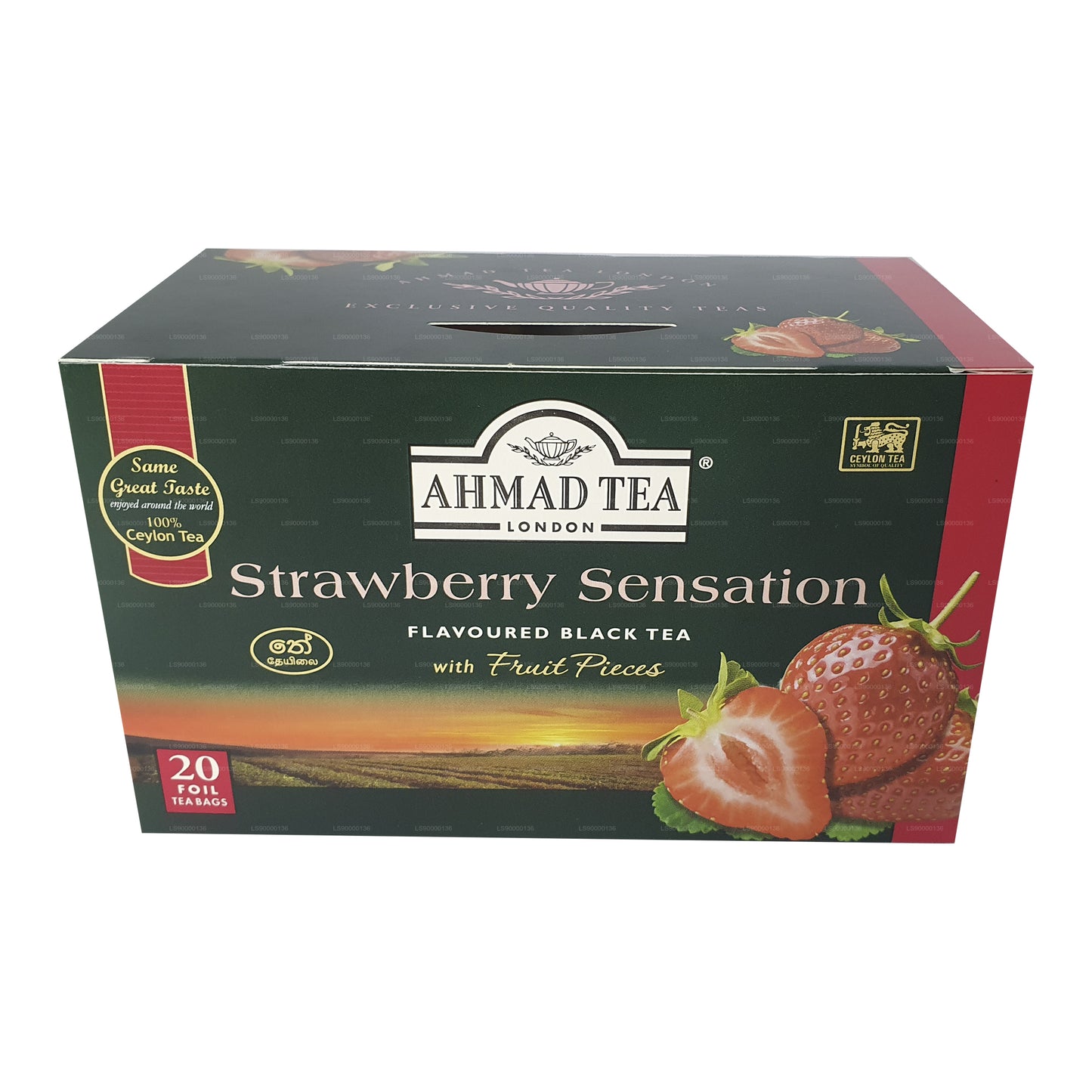 Ahmad Tea Strawberry 20 Foolium Teekotid (40g)