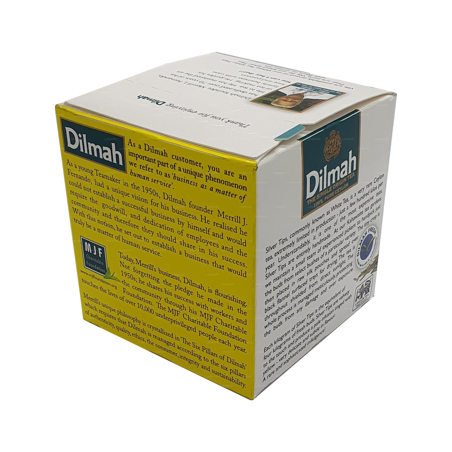 Dilmah Real White Tea Tseiloni Silver Tips (20g) 10 tee kotid