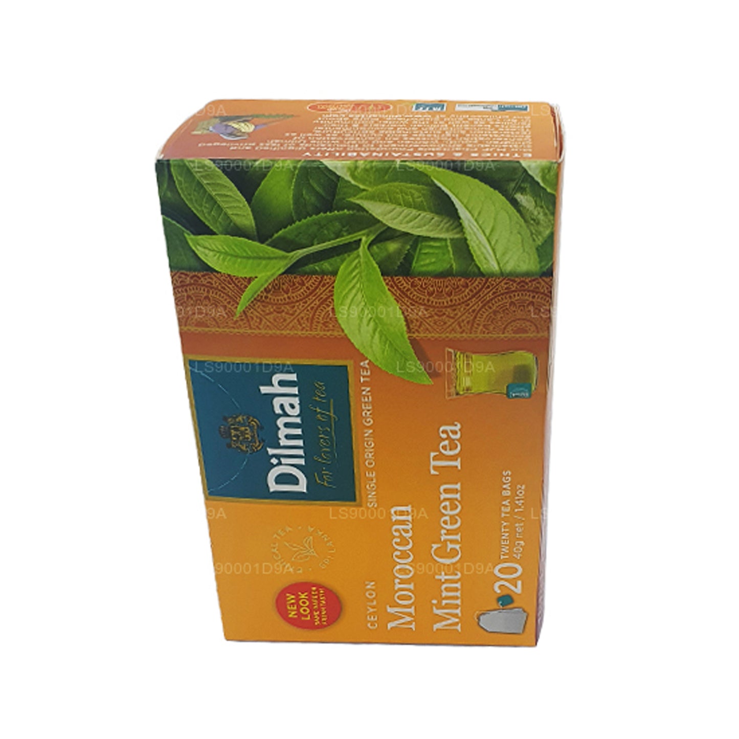 Dilmah Ceylon Maroko piparmündi roheline tee (40g) 20 teekott