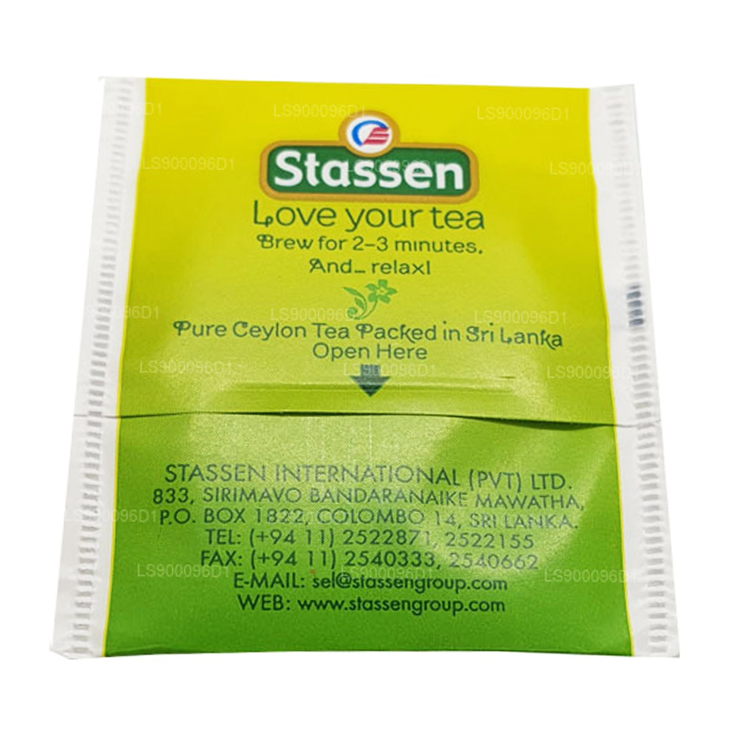 Stassen Jasmine Roheline Tee (37,5g) 25 tee kotid