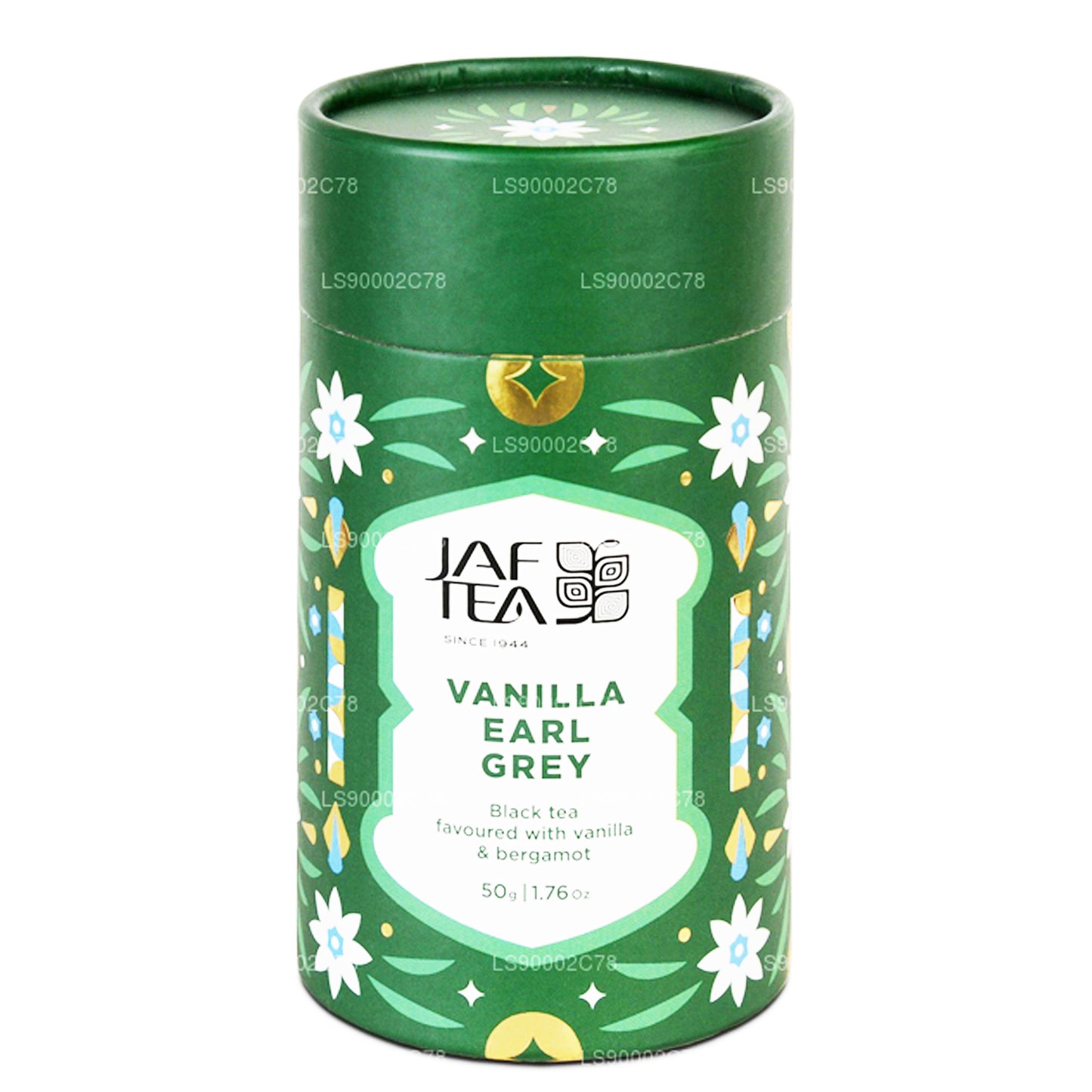 Jafi tee Vanilla Earl Grey Must Tee Maitsestatud Vanilli ja Bergamotiga (50g)