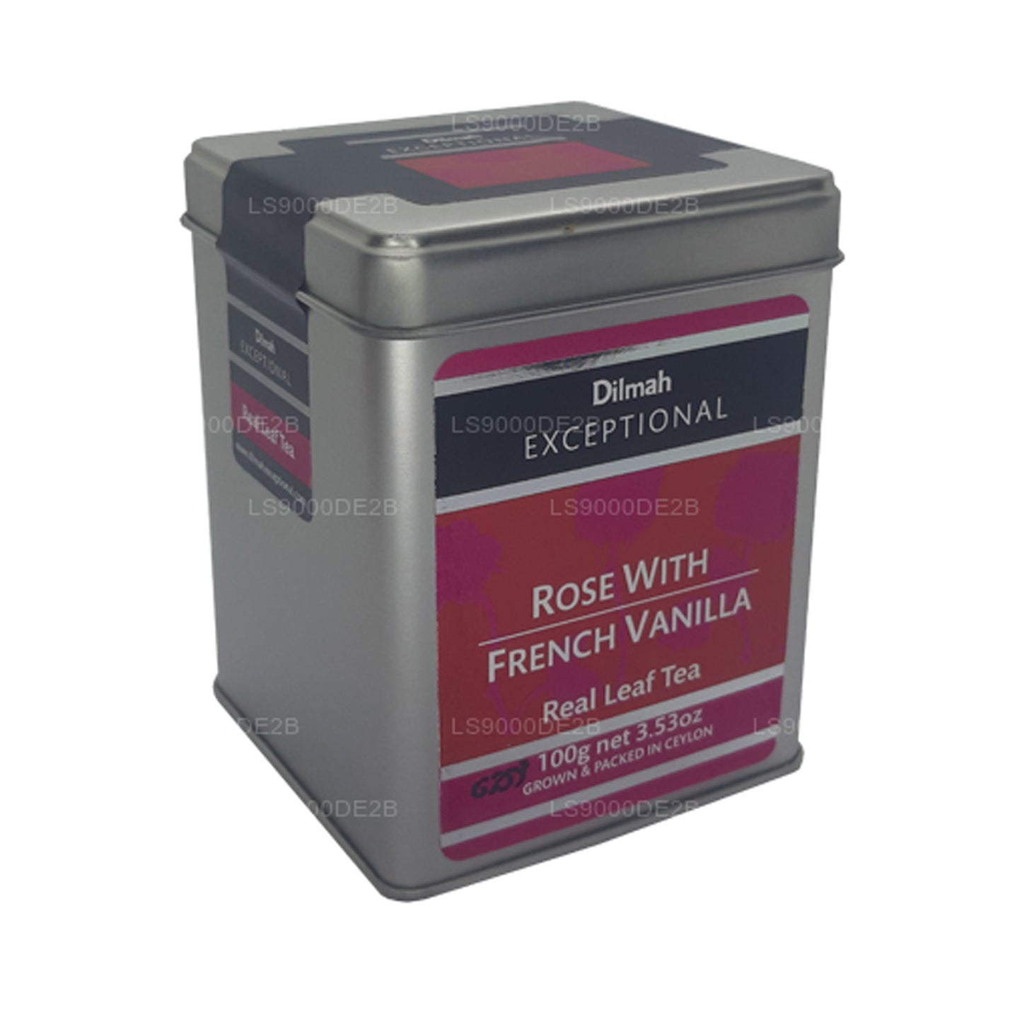 Dilmah erakordne roos Prantsuse Vanilje Real Leaf Tea (40g) 20 tee kotid