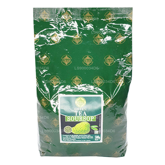 Mlesna looduslik maitsestatud Soursop Tseiloni roheline tee (500g)