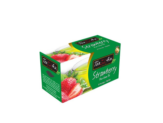 Tea4U maasika roheline tee (50g) 25 teekott