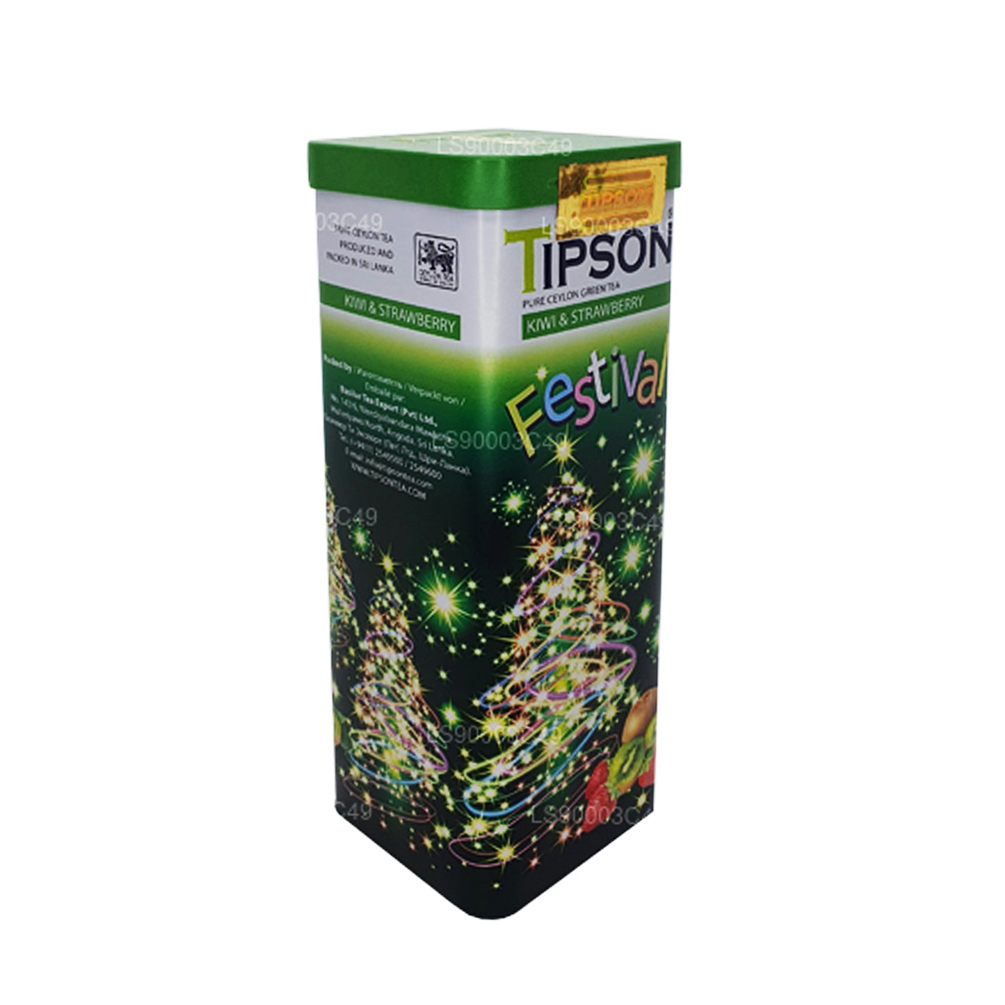 Tipson Festival Kiivi ja Maasika roheline tee (75g)