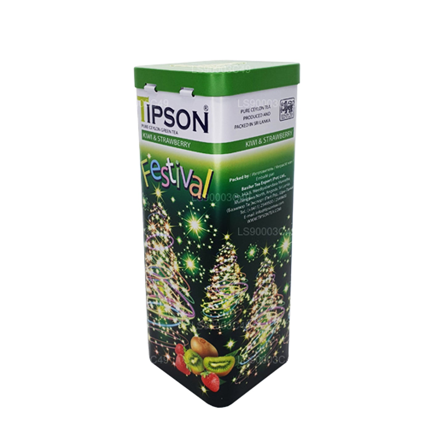 Tipson Festival Kiivi ja Maasika roheline tee (75g)