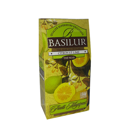 Basilur Sidruni- ja laimi Tseiloni must tee (100g)