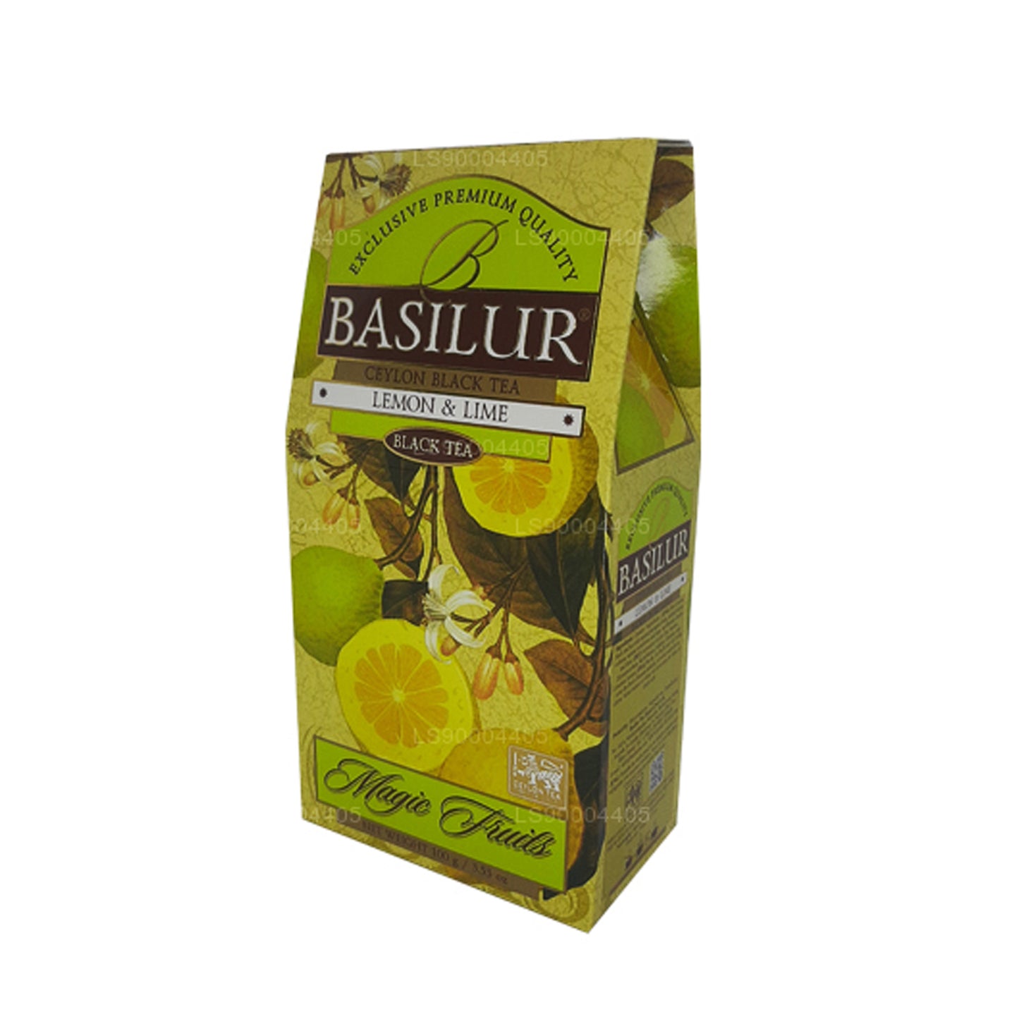 Basilur Sidruni- ja laimi Tseiloni must tee (100g)