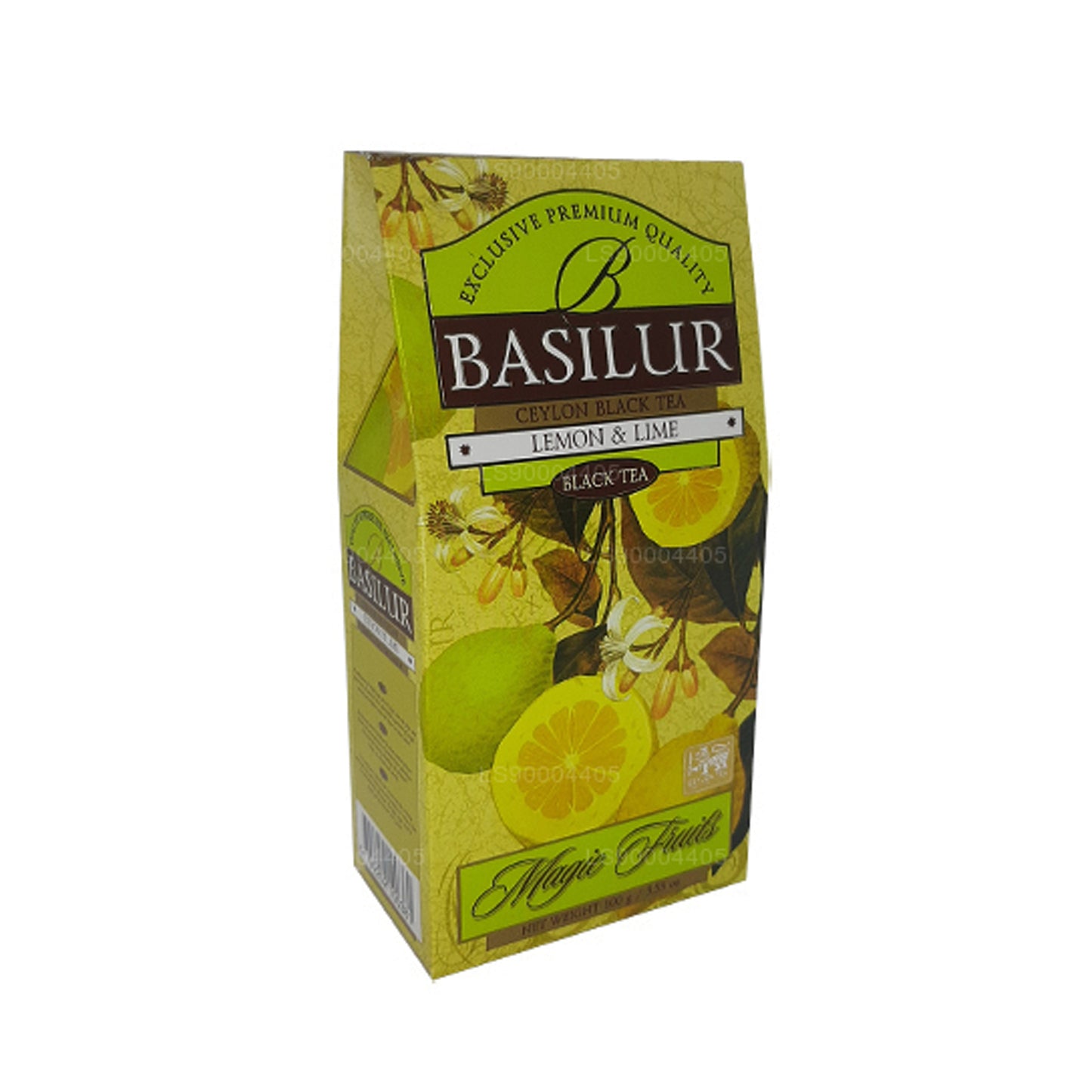 Basilur Sidruni- ja laimi Tseiloni must tee (100g)