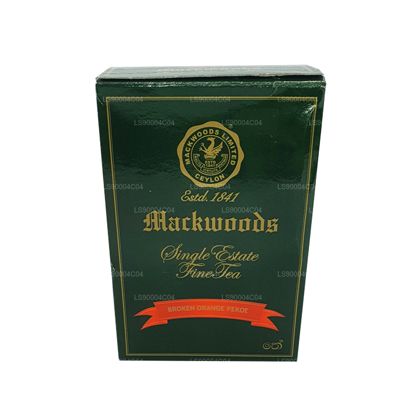 Mackwoods Single Estate Puhas Tseiloni tee (BOP) Purustatud Apelsin Pekoe (200g)