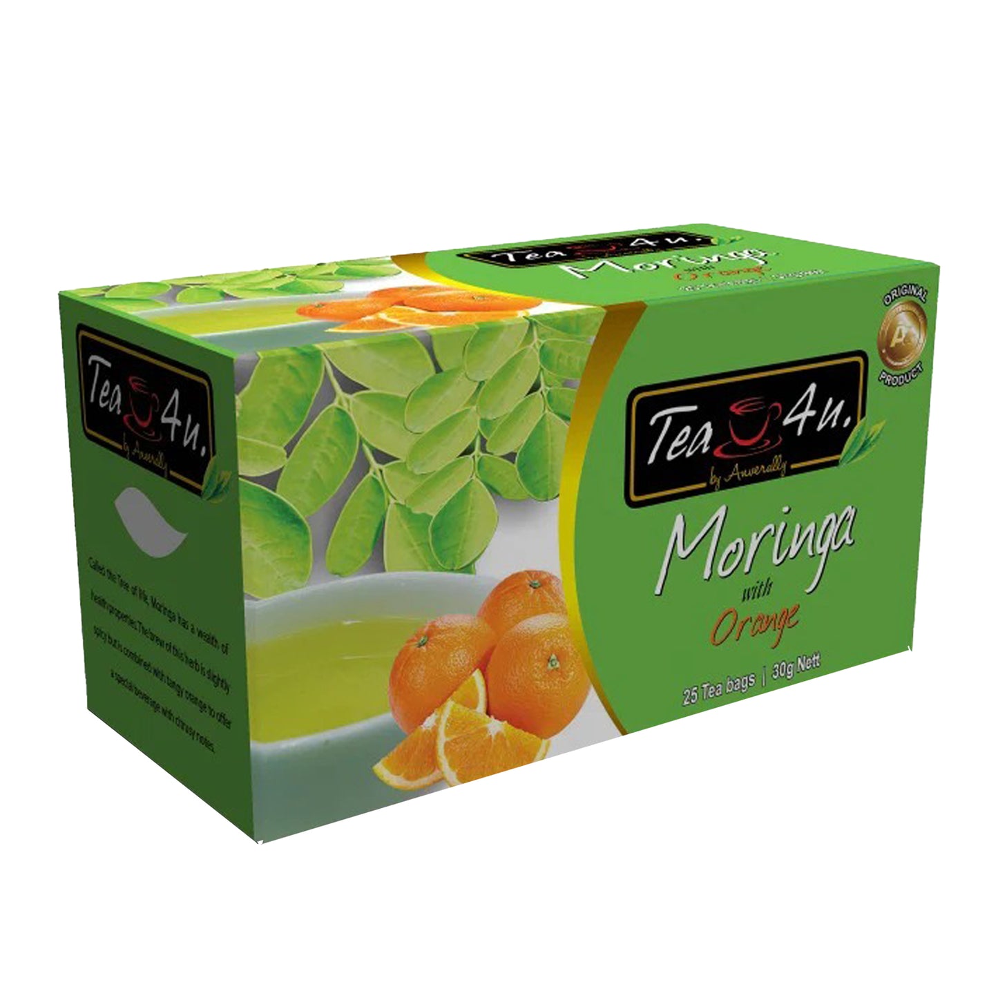 Tea4U Moringa apelsiniga (30g) 25 teekott