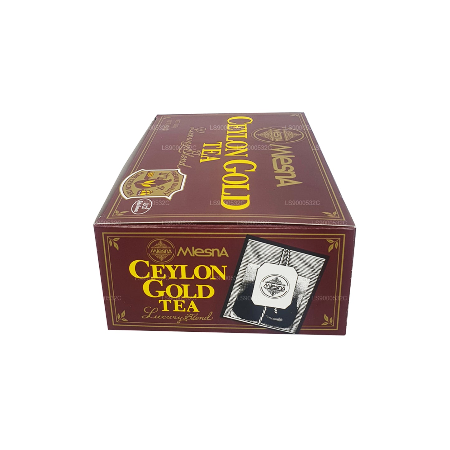 Mlesna Tea Ceylon Gold 100 teekotid (200g) String ja Tag