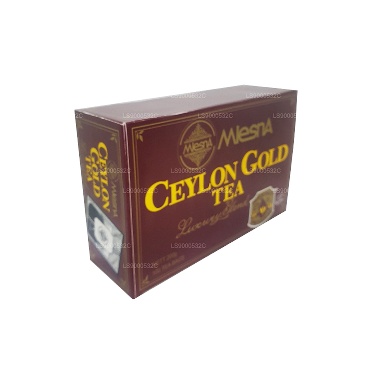 Mlesna Tea Ceylon Gold 100 teekotid (200g) String ja Tag