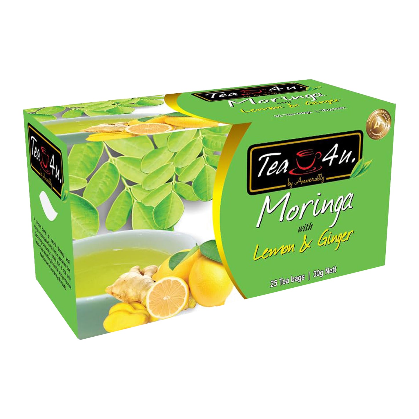 Tea4U Moringa sidruni ja ingveriga (30g) 25 teekott