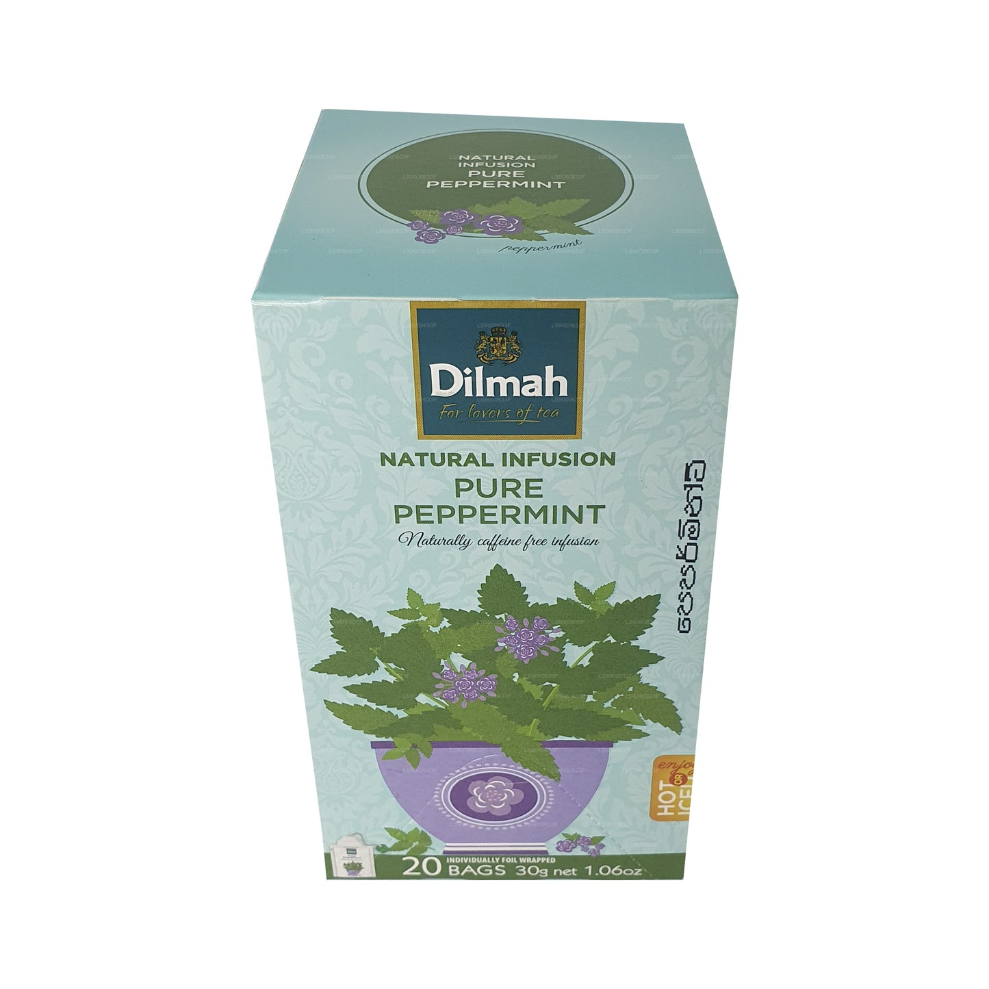 Dilmah looduslik infusioon puhas piparmünt (30g) 20 tee kotid