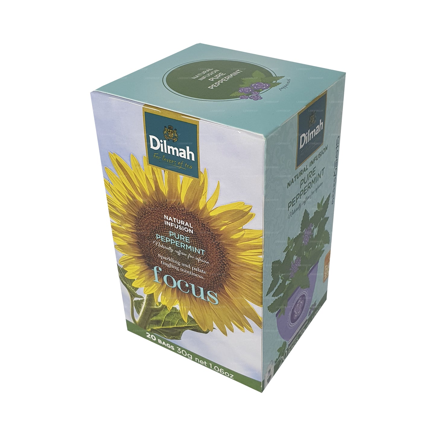 Dilmah looduslik infusioon puhas piparmünt (30g) 20 tee kotid